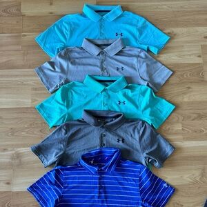 Under Armour Dry Fit Polo Shirt Bundle Youth Large